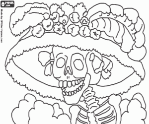 Colora Catrina, cranio dal Messico
