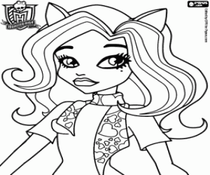 Colora Catrine DeMew, studentessa di Monster High