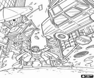 Colora Il cattivo Magneto, SuperHeroSquad