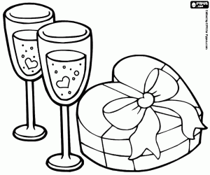 Colora Una celebrazione di San Valentino