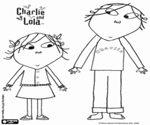 Colora Charlie e Lola, i fratelli Sommer