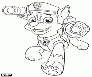 Colora Chase, il cane polizia di Paw Patrol