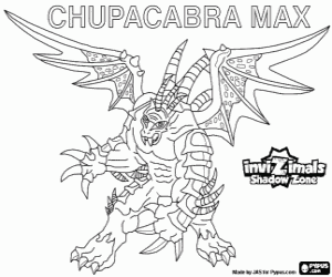 Colora Chupacabra Max, Invizimals Creature ombra
