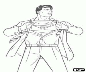 Colora Clark Kent diventa Superman
