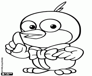 Colora Il colibrì Harry