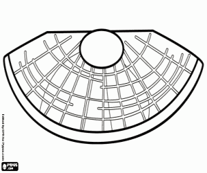 Colora Una collana d'oro dall'antico Egitto