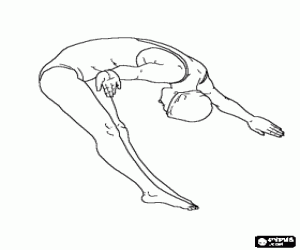 Colora Concorso di salto in piscina