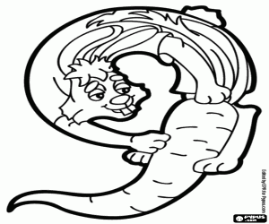 Colora Coniglio e carota, il numero 9