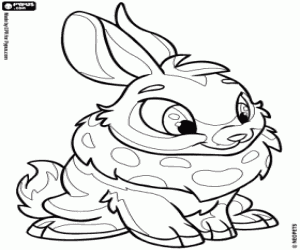 Colora Un coniglio di Neopets, Cybunny