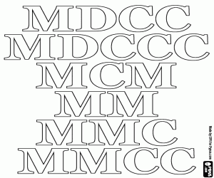 Colora A contare a centinaia da 1700 a 2200