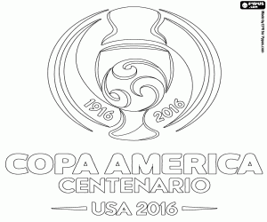 Colora Copa América Centenario 2016 logo