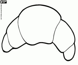 Colora Cornetto. Croissant