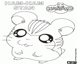 Colora Il criceto Stan, un Ham-Ham