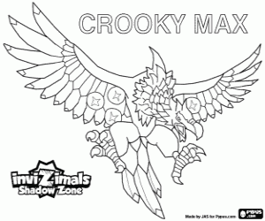 Colora Crooky Max, Invizimals Le creature ombra
