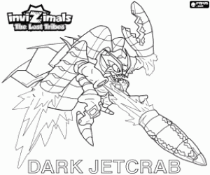 Colora Dark Jetcrab Invizimals Le Tribù Scomparse
