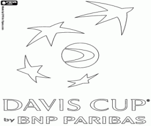 Colora Davis Cup e BNP Paribas logo