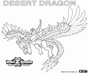 Colora Desert Dragon,Invizimals Le creature ombra