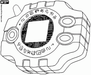 Colora Un Digivice di Digimon