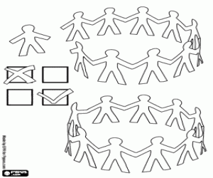 Colora No alla discriminazione