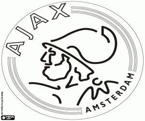 Colora Distintivo di Ajax Amsterdam