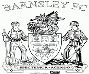 Colora Distintivo di Barnsley FC