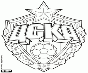 Colora Distintivo del CSKA Mosca