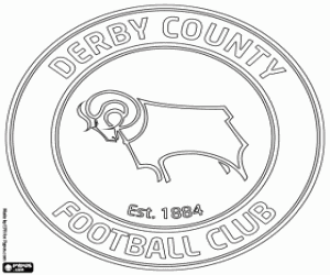 Colora Distintivo del Derby County