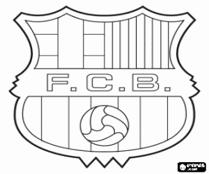 Colora Distintivo dil FC Barcellona