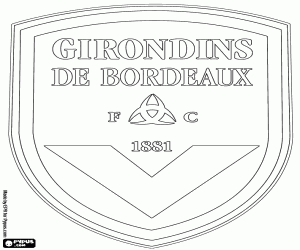 Colora Distintivo di FC Girondins de Bordeaux