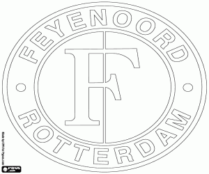 Colora Distintivo del Feyenoord Rotterdam