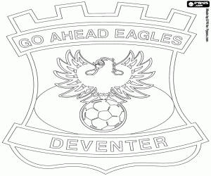 Colora Distintivo di Go Ahead Eagles