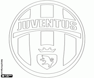 Colora Distintivo della Juventus
