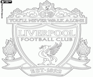 Colora Distintivo del Liverpool FC