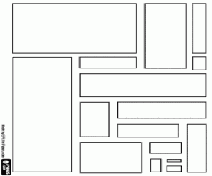 Colora Diversi rettangoli