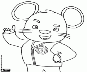 Colora DoorMouse, un personaggio Umizoomi