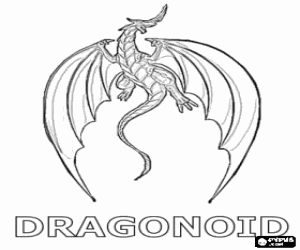Colora Dragonoid, un drago Bakugan
