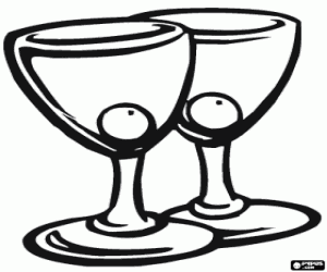 Colora Due cocktail con le olive