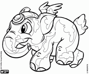 Colora Elefante, l'elefante da Neopets