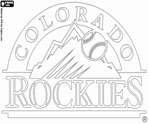 Colora Emblema del Colorado Rockies