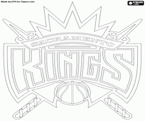 Colora Emblema de Sacramento Kings
