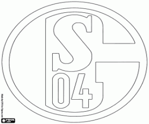 Colora Emblema de Shalke 04
