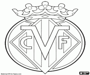 Colora Emblema del Villarreal CF