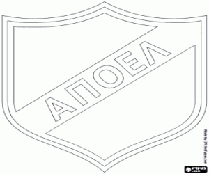 Colora Emblema dell'APOEL Nicosia
