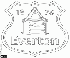 Colora Emblema dil Everton