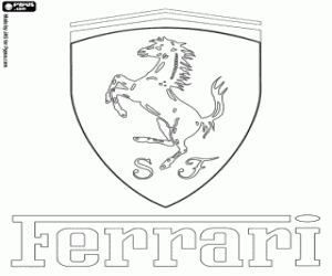 Colora Emblema Ferrari