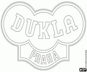 Colora Emblema di FK Dukla Praga
