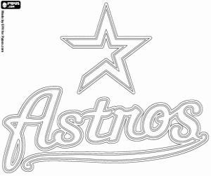 Colora Emblema di Houston Astros