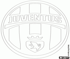 Colora Emblema della Juventus Torino