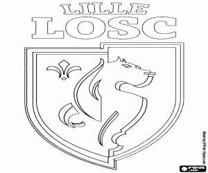 Colora Emblema di Lille LOSC