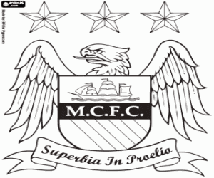 Colora Emblema del Manchester City
